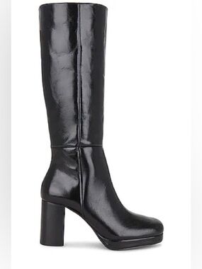 Song of Style Women’s Nineties Leather Boots Size 8 Sleek Minimalist